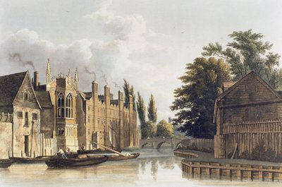 St. Johns College, Cambridge from Fishers Lane by English School